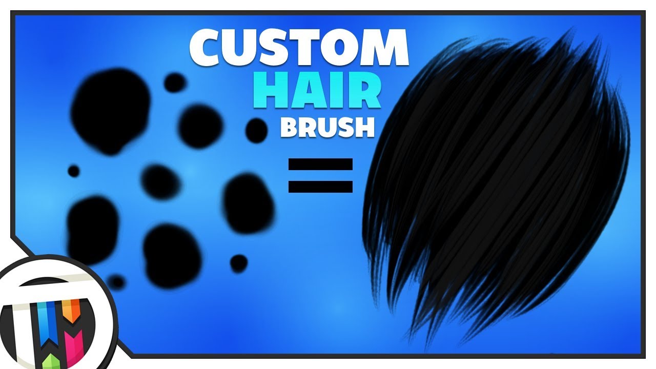 GIMP Tutorial - How to create a CUSTOM Hair Brush!