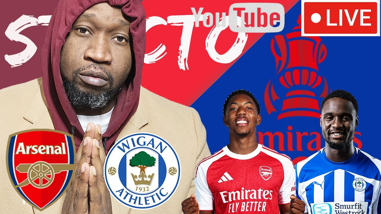 ARSENAL V WIGAN ATHLETIC | MUST-WATCH| @Strictostrict Stricto  @FanReaction-TV  @fanreactionsfc ​