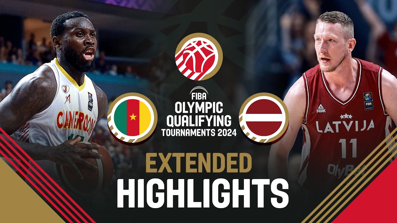 Semi-Finals: Cameroon 🇨🇲 vs Latvia 🇱🇻 | Extended Highlights | FIBA OQT 2024 Latvia