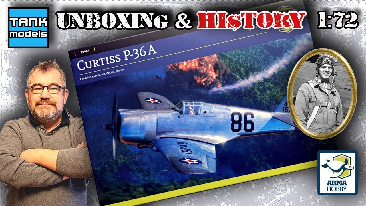 🇺🇸 PEARL HARBOR - CURTISS P-36A 🇺🇸 - UNBOXING 454 (🇵🇱🇬🇧) - 1:72 - ARMA HOBBY 70091