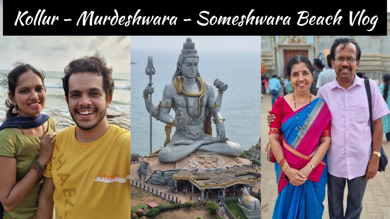 Kollur Temple - Murdeshwara - Someshwara Beach Vlog | Kannada Travel Vlog | Ganesh Karanth