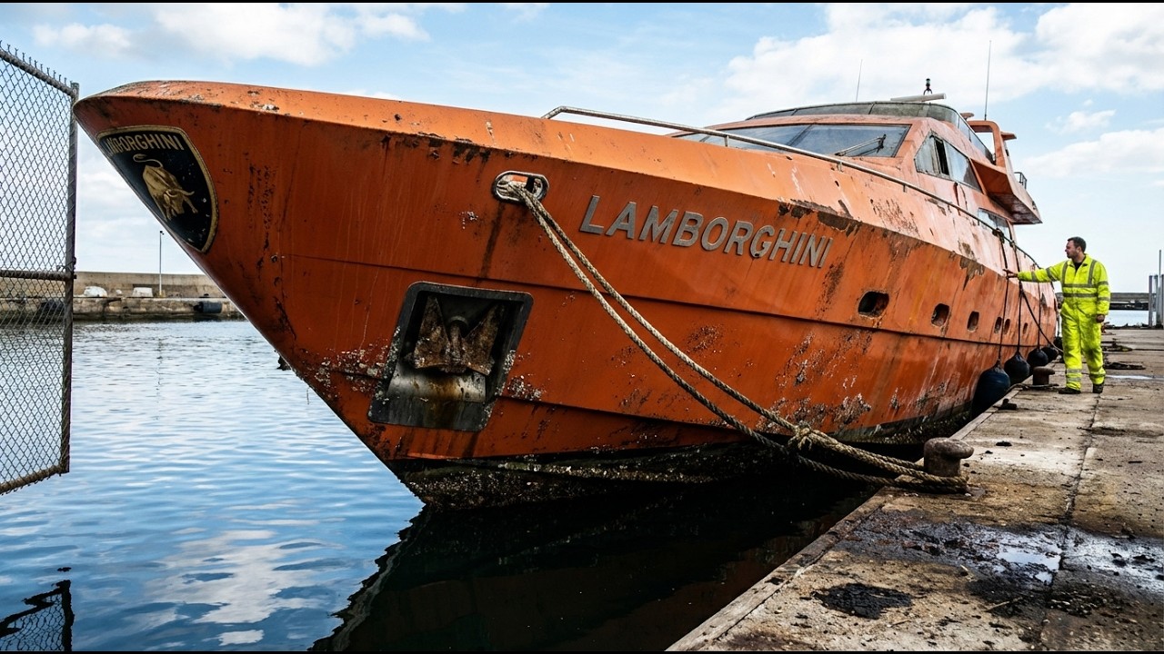 I Bought an Abandoned Lamborghini Yacht and Restored It to Like New | REAL Superyacht Restoration