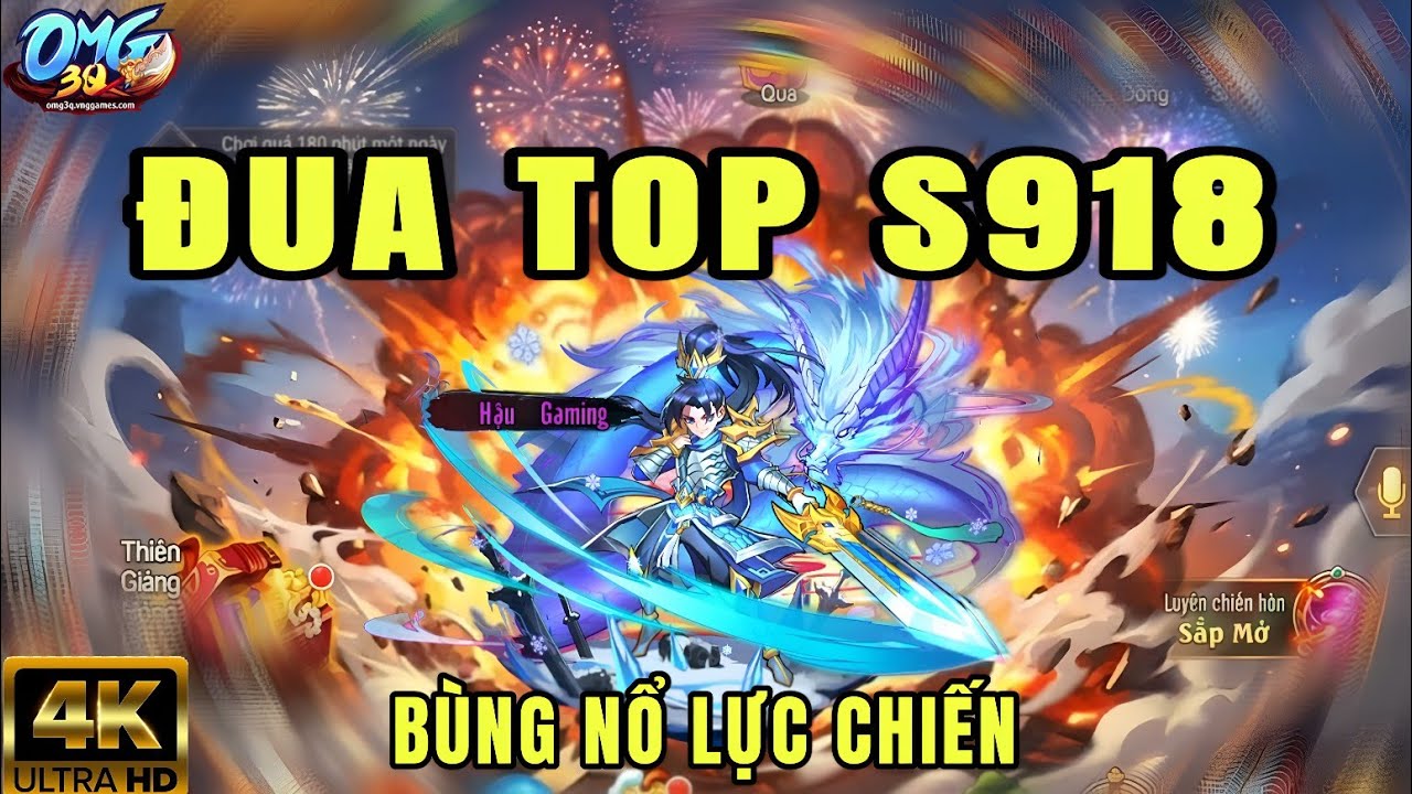 OMG3Q - Đua Top Server Mới - Ngày 6: Bùng Nổ Lực Chiến Và Vip 12