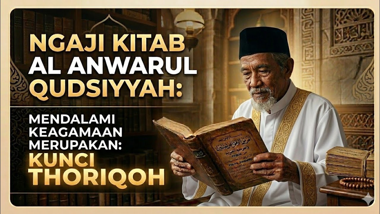 Ngaji Kitab Al Anwarul Qudsiyyah: Mendalami keagamaan merupakan Kunci Thoriqoh Menuju Allah swt !!