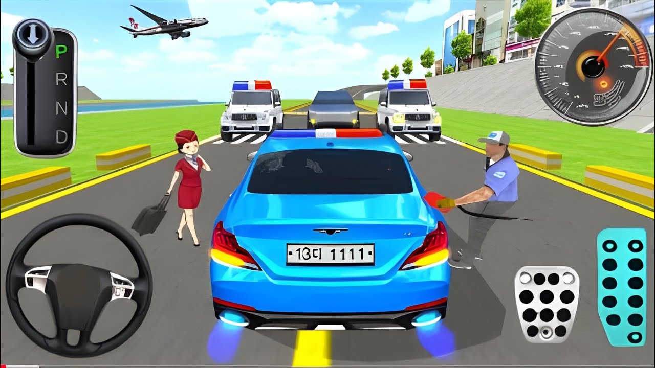 New Blue Mercedes G63 For Parking - 3d Driving Class android game || Car Game#gameplay #cargame