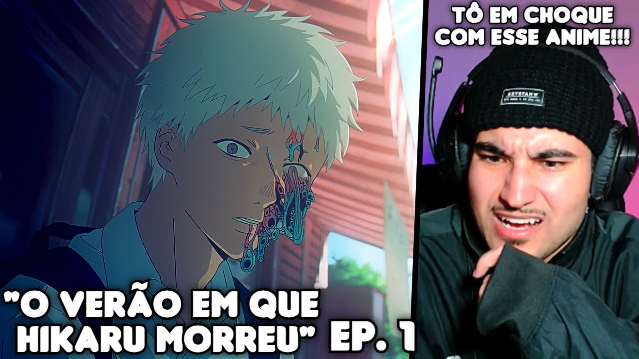 ANIME DO ANO?! O VERÃO EM QUE HIKARU MORREU - React EP. 1