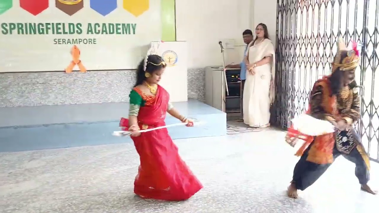 Kids Act Out Durga Maa & Mahishasur | Ai Guru Nandini | Pre-Durga Puja Celebration 