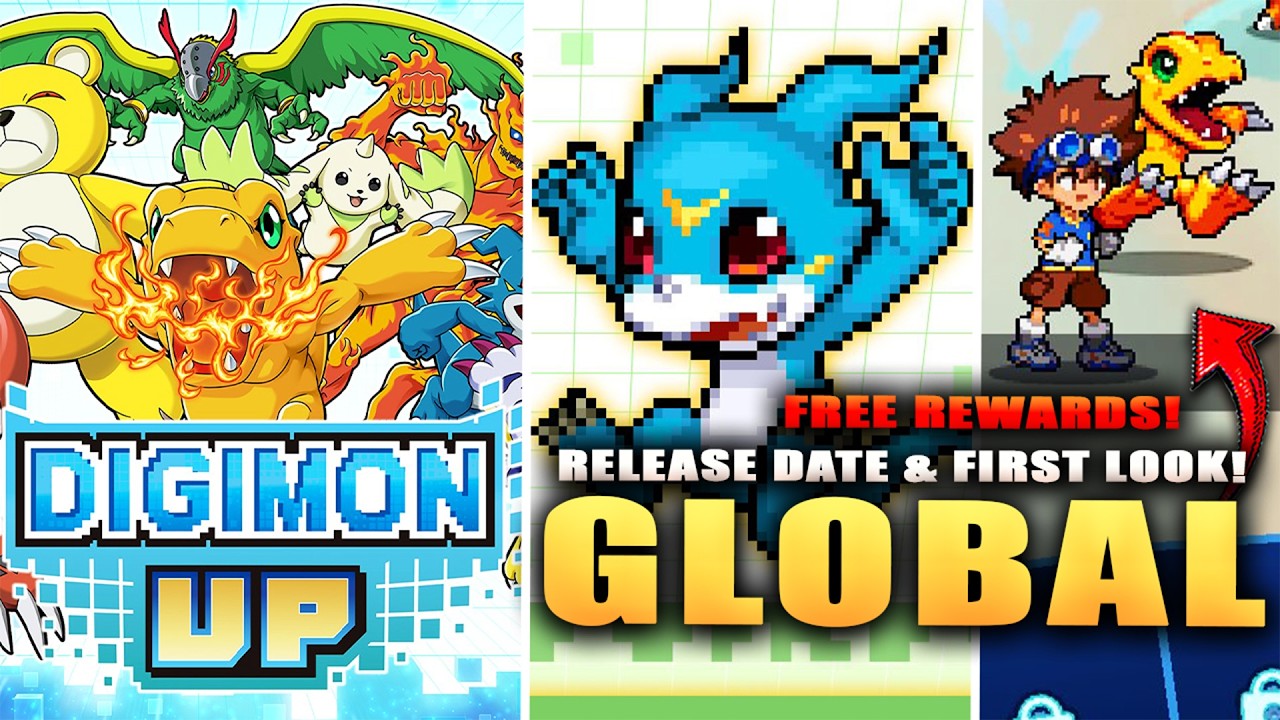 ГЛОБАЛЬНЫЙ ЗАПУСК DIGIMON UP И ПЕРВЫЙ ВЗГЛЯД! (награды за предрегистрацию)