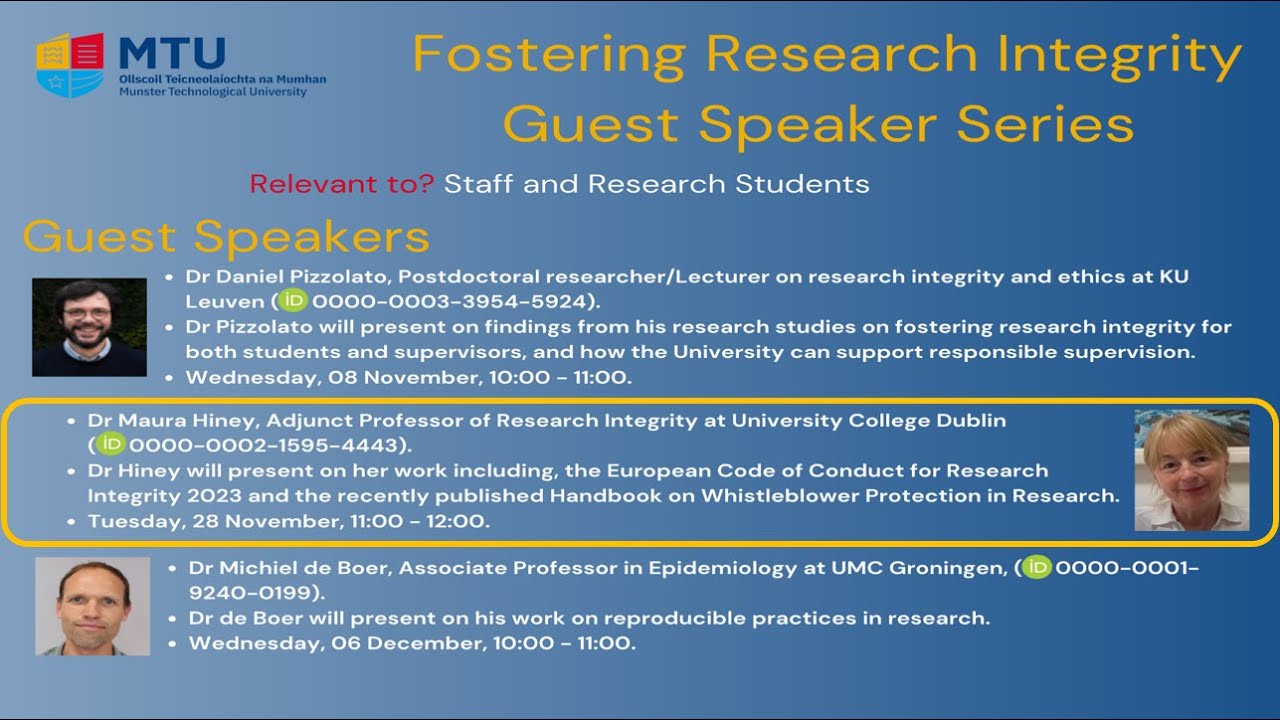 Implementing integrity in your research practice – international policies and tools