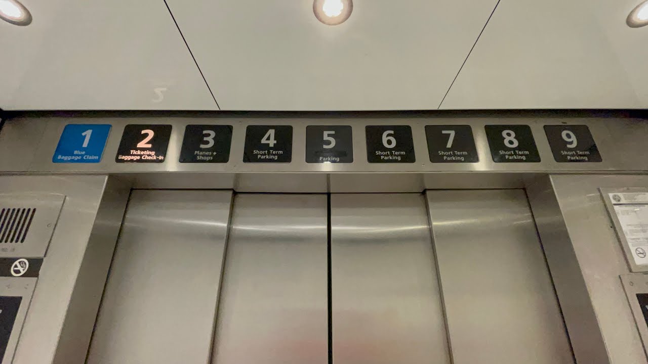 Westinghouse/Schindler Traction Armstrong Elevators @ Tampa International Airport Tampa Florida