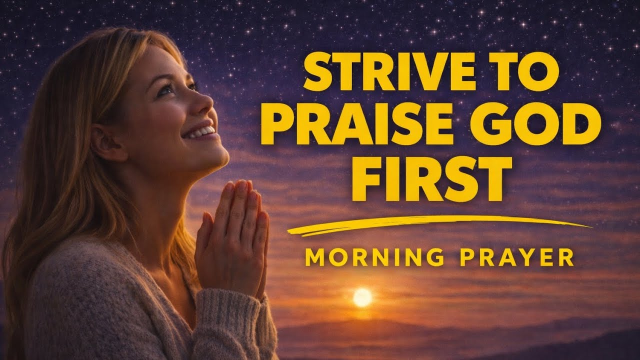 Praise God First Every Morning | Daily Morning Prayer