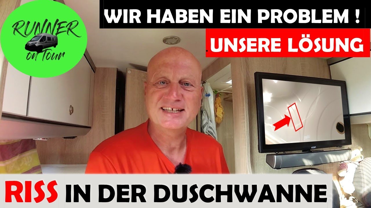 UND NUN? - RISS IN DER WOHNMOBIL-DUSCHWANNE | ENDLICH EINE STABILE LÖSUNG | DUSCHWANNE KASTENWAGEN