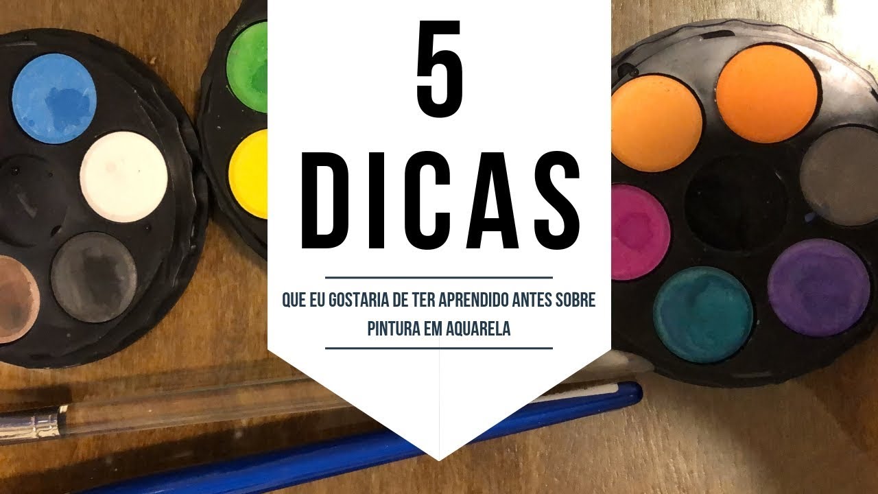 5 dicas de aquarela para melhorar seus trabalhos