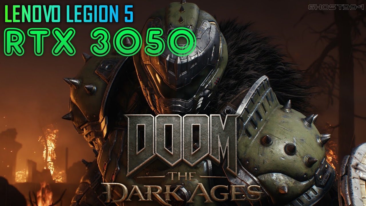 Doom: The Dark Ages - RTX 3050 4GB | i5-10500H | Lenovo Legion 5 | Gameplay | Benchmark