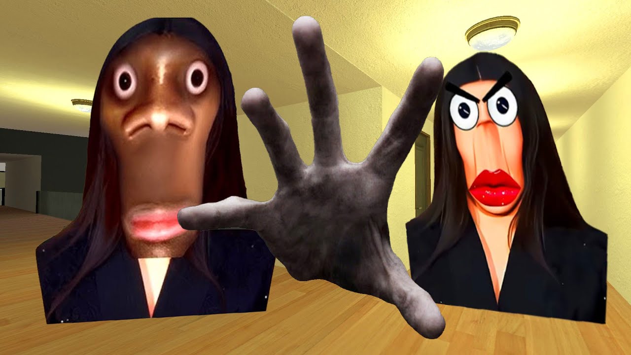 My Name Is Aughh, Scary Hand  And Rosalia Bizcochito Nextbot in The Hole Nextbot Garry's Mod