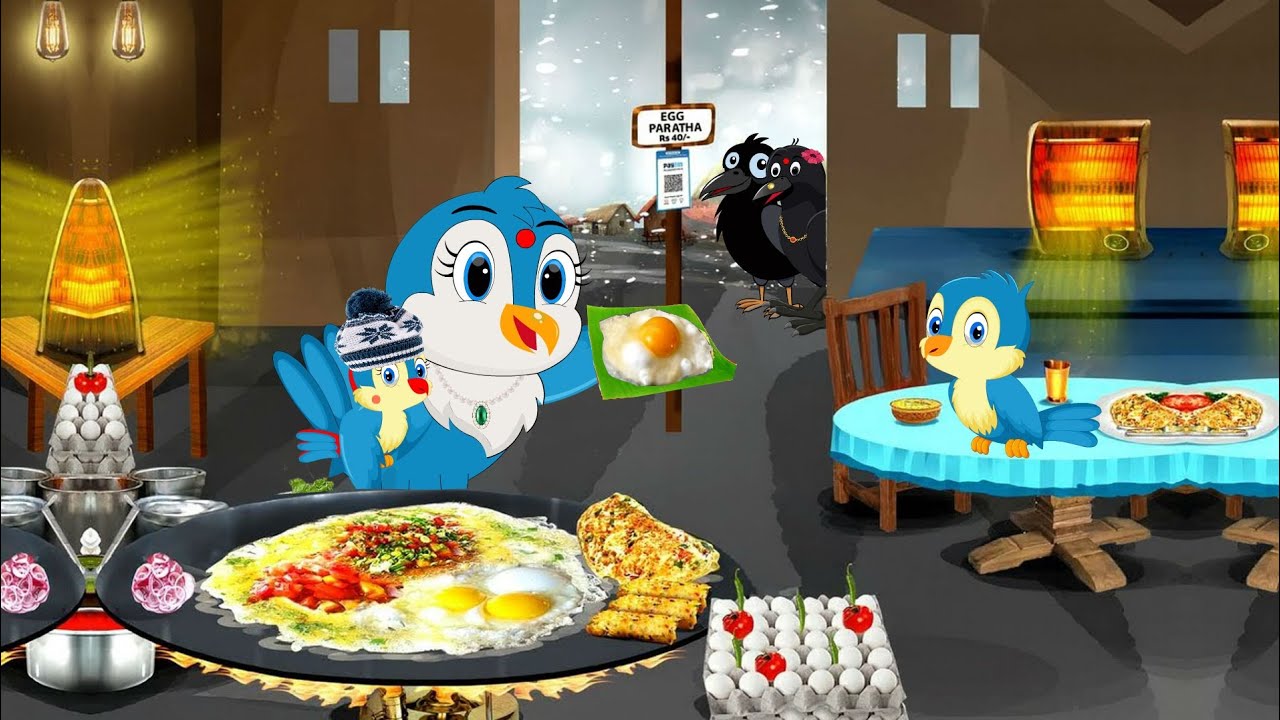 चिड़िया का जादूई हीटर| Chidiya Wala Cartoon |bird Cartoon | Hindi kahaniya | chacha saas bahu tv