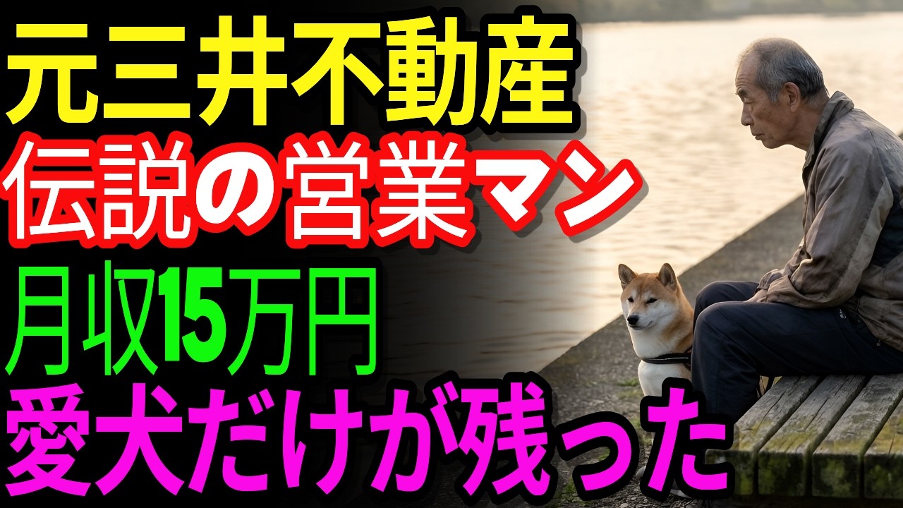 【知らないと損！】63歳、元三井不動産の伝説営業マンの転落。バブルとFXで二度破産、全財産4000万円が28万円に…愛犬だけが残った男の悲惨すぎる末路| 老後の年金 | 老後の生活 | 老後資金