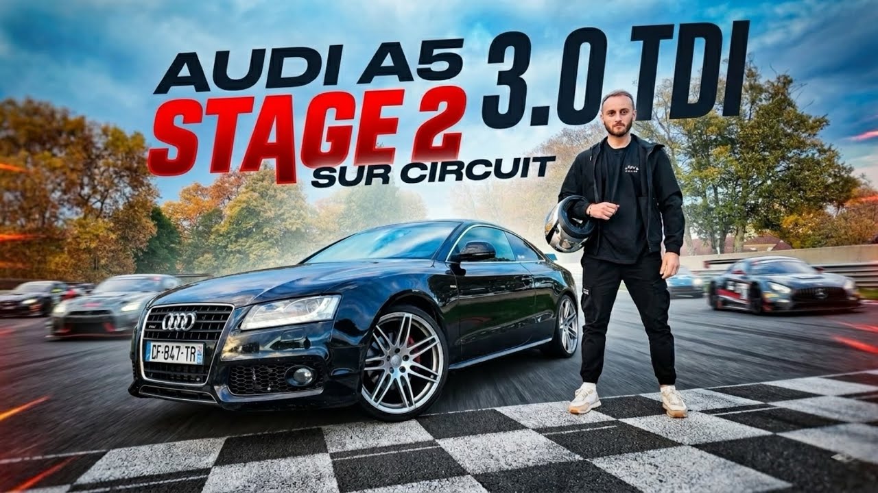 JE CONDUIS MON A5 TDI 3.0 SUR CIRCUIT ! (une Megane 4 RS me poursuit&hellip;)