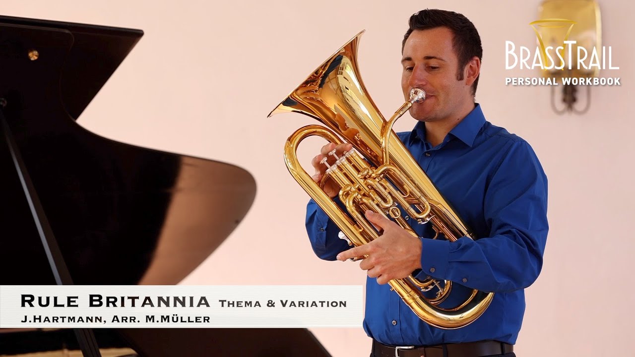 RULE BRITANNIA - Thema & Variation für Triolenzunge - BrassTrail - Euphonium, Tenorhorn