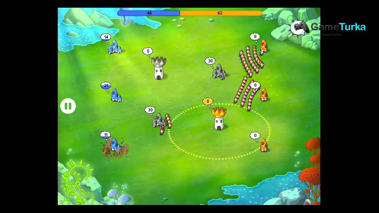 Mushroom Wars: Space! Türkçe iOS Oyununu İnceleme