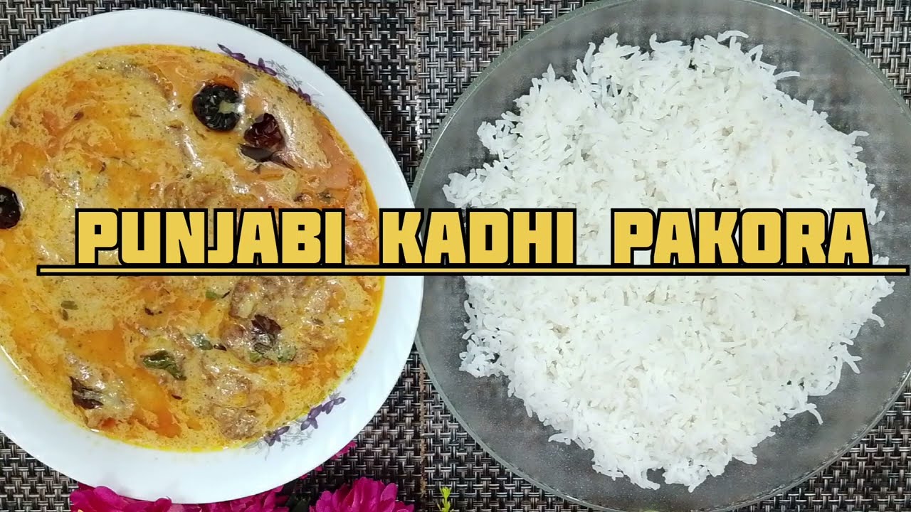 Punjabi kadhi pakora recipe.