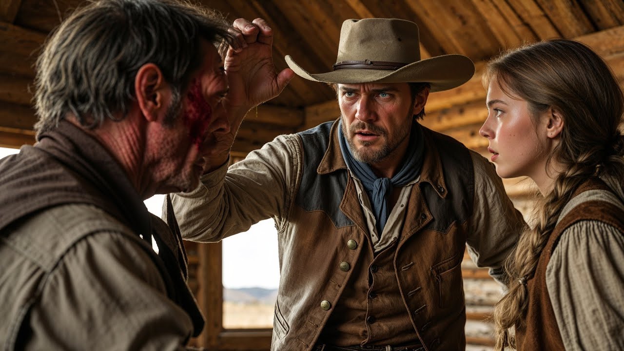 Her Uncle Raised His Hand Against Her, The Cowboy Blocked It and Drove Him Out