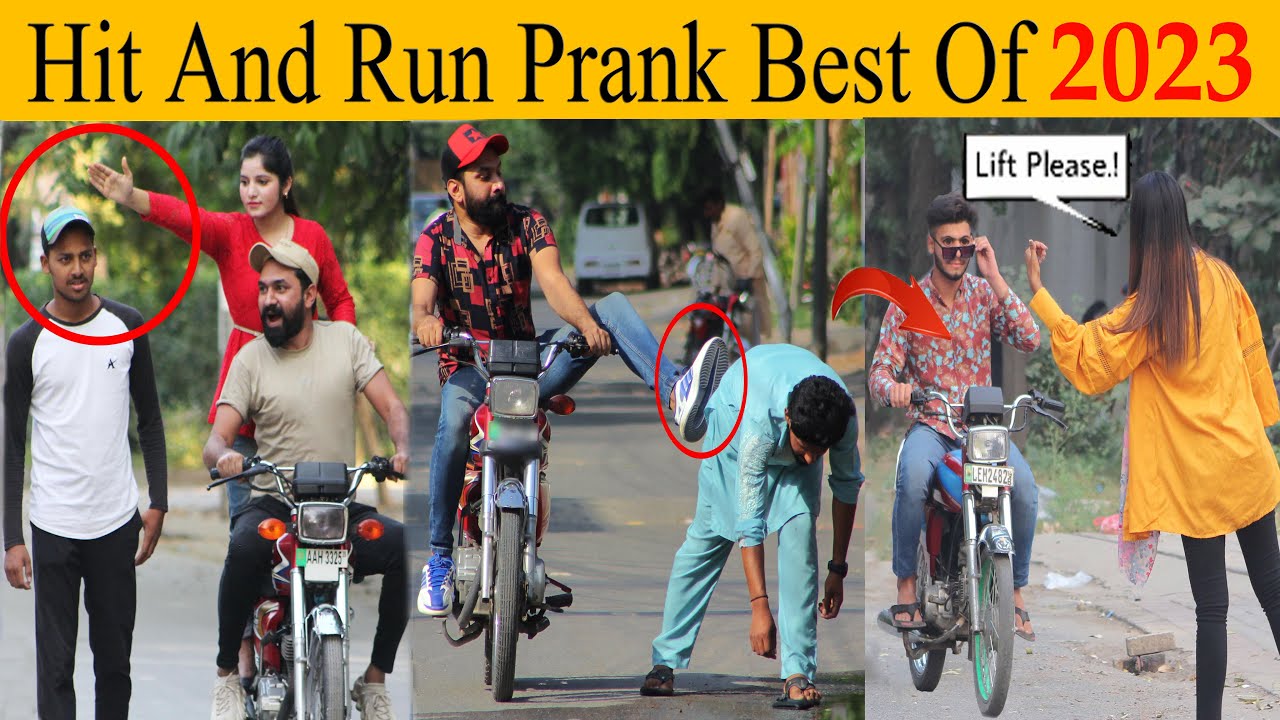 Hit And Run Prank Best of 2023 - Epic Reactions 😂😂