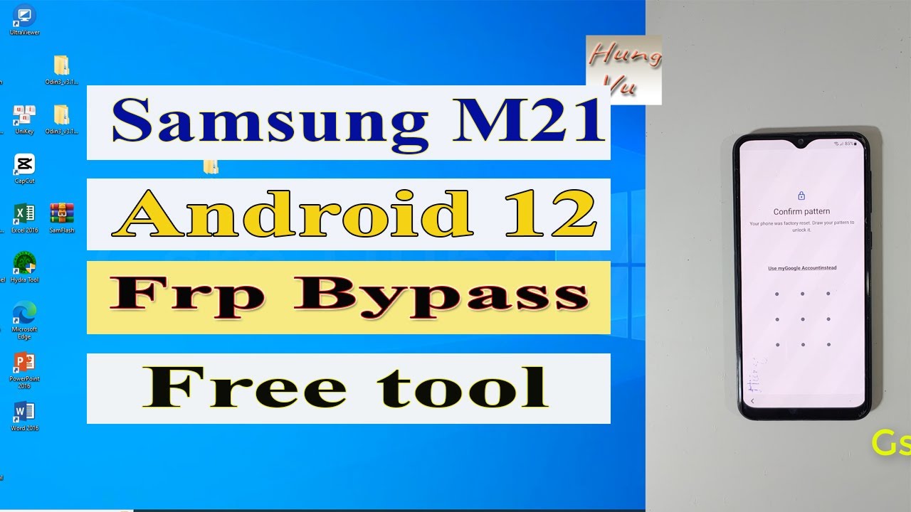 Samsung M21 Frp bypass Android 12 with Free tool 2024 - Gsm hung vu
