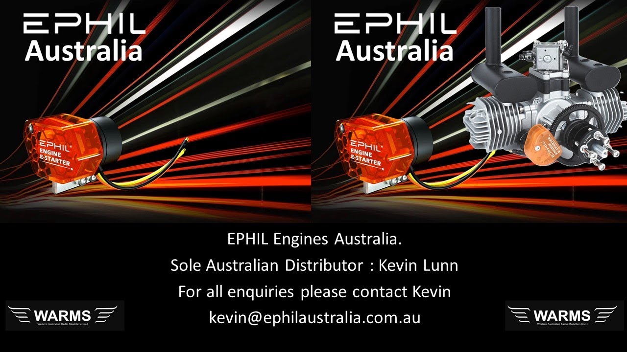 EPHIL XG-Series 40cc-T Pro Glow Gasoline Engine Demo flight and Introduction