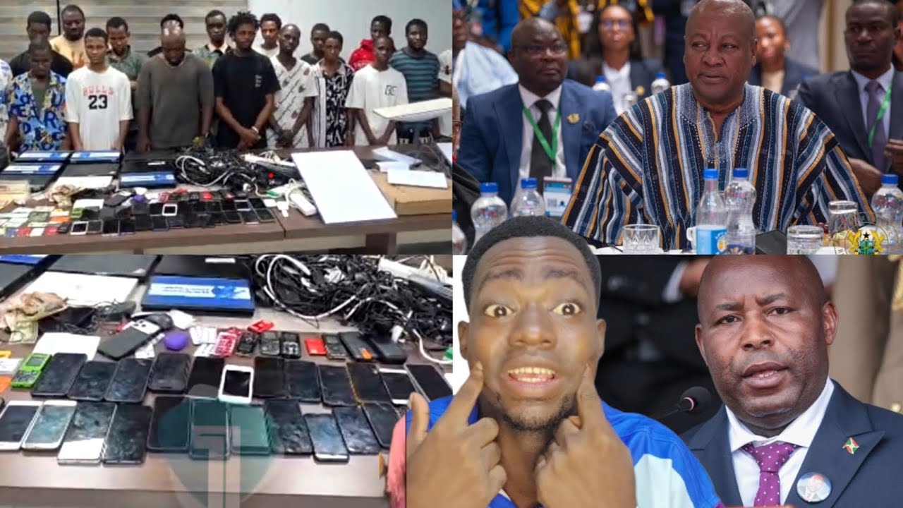 Breaking: 22 Sakawa boys arrested for operating a large-scale frãud hub including human trafficking 