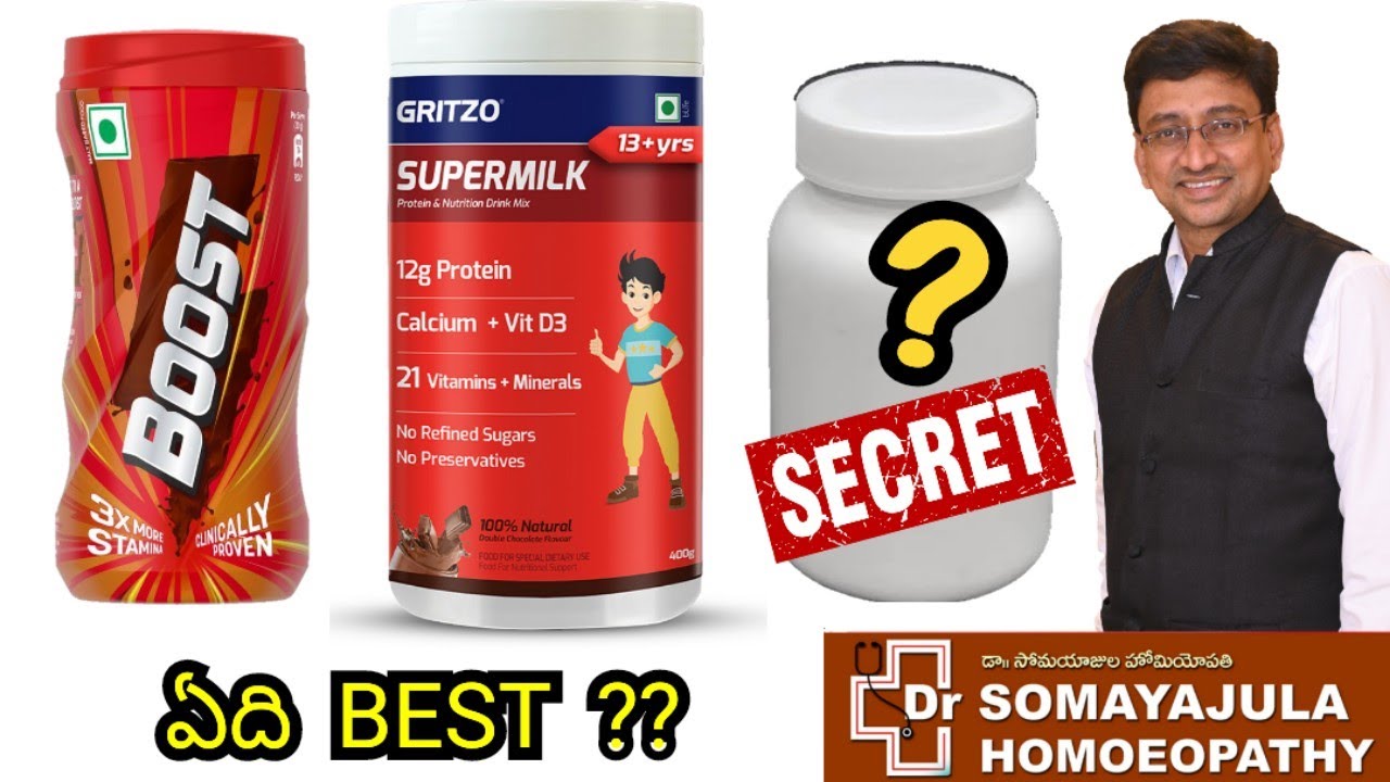 GRITZO SUPER MILK is Healthy? / Best Health Drink/Dr Somayajula/Telugu