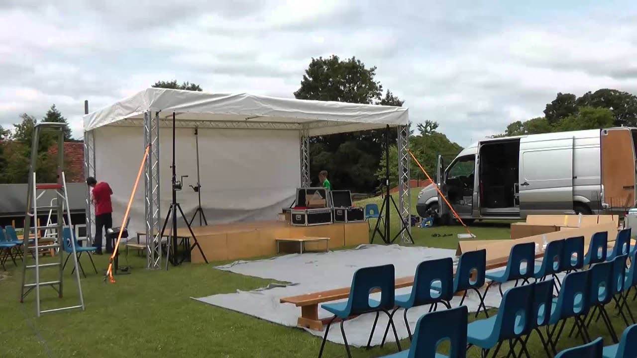 Outdoor Stage Build | Western Downland School 2013 Variety Show
