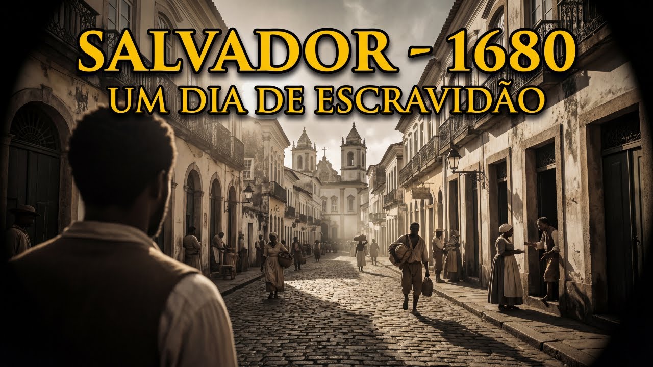 A Verdade Que Poucos Conhecem Sobre a Escravidão de Salvador em 1680 (Reconstrução IA)