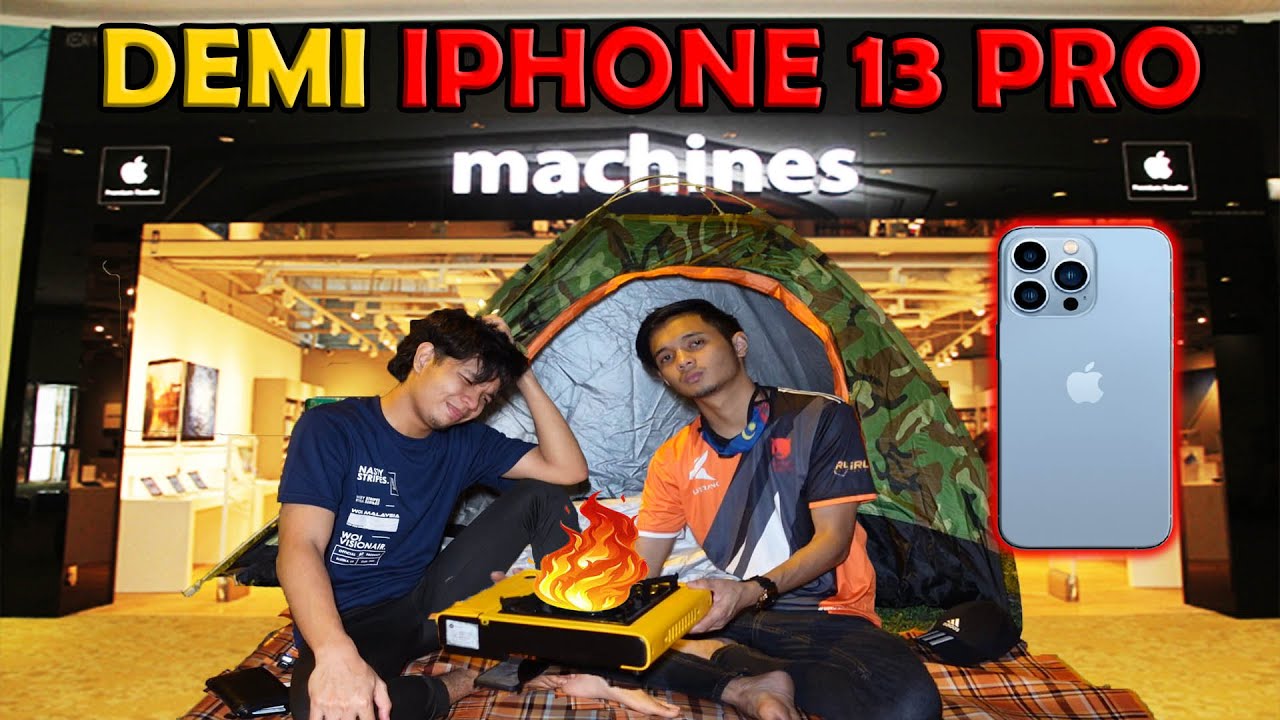 CAMPING DEPAN MALL UNTUK IPHONE 13 PRO MAX | ALLIF IMRAN