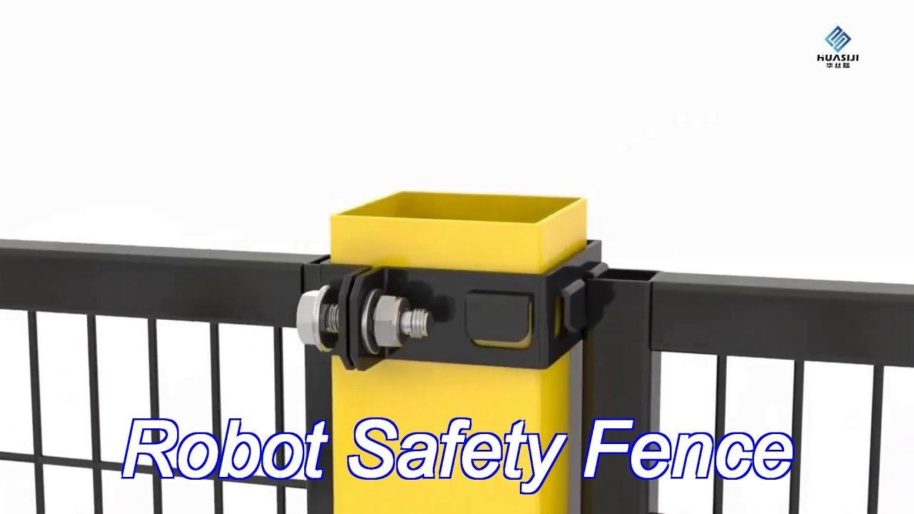 industrial automation robot safety fence machine protactive wire mesh machine guard fencing