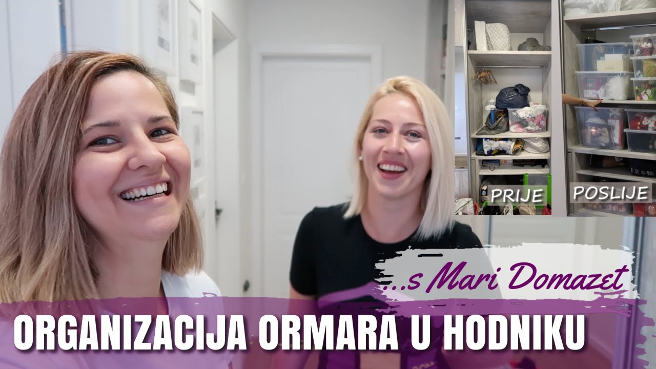 ORGANIZACIJA ORMARA U HODNIKU s Mari Domazet | mama 4 djece |