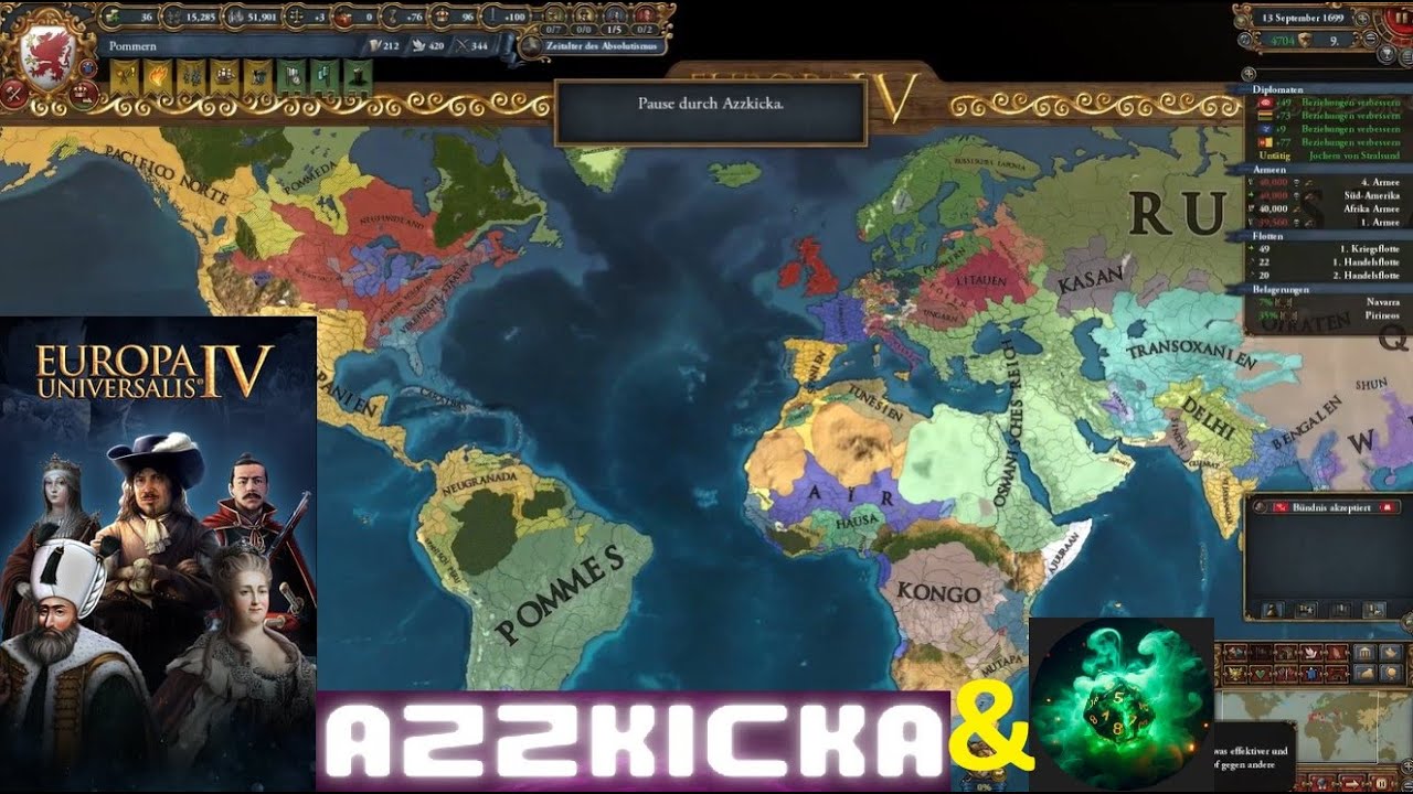 der Wipe des Todes!!!😲-Europa Universalis IV-Letsplay2gether mit Granzym-#45