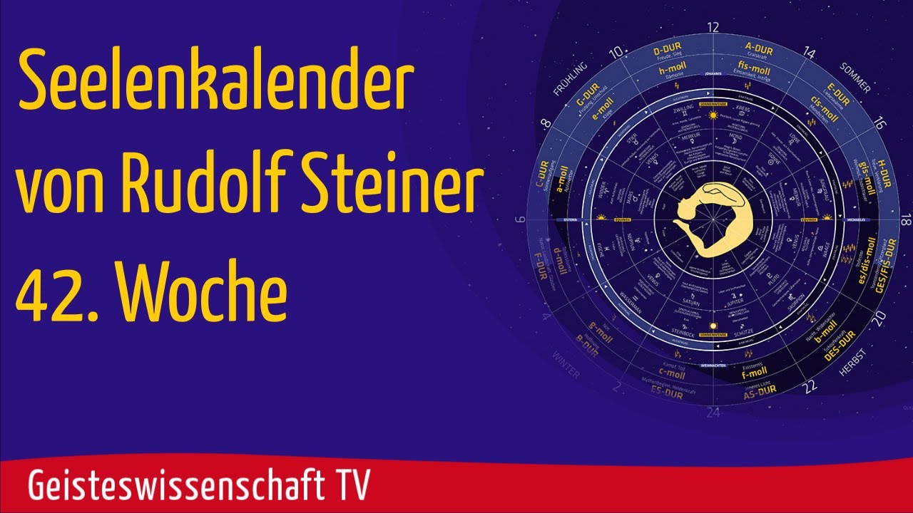 Geisteswissenschaft TV - Seelenkalender von Rudolf Steiner Woche 42