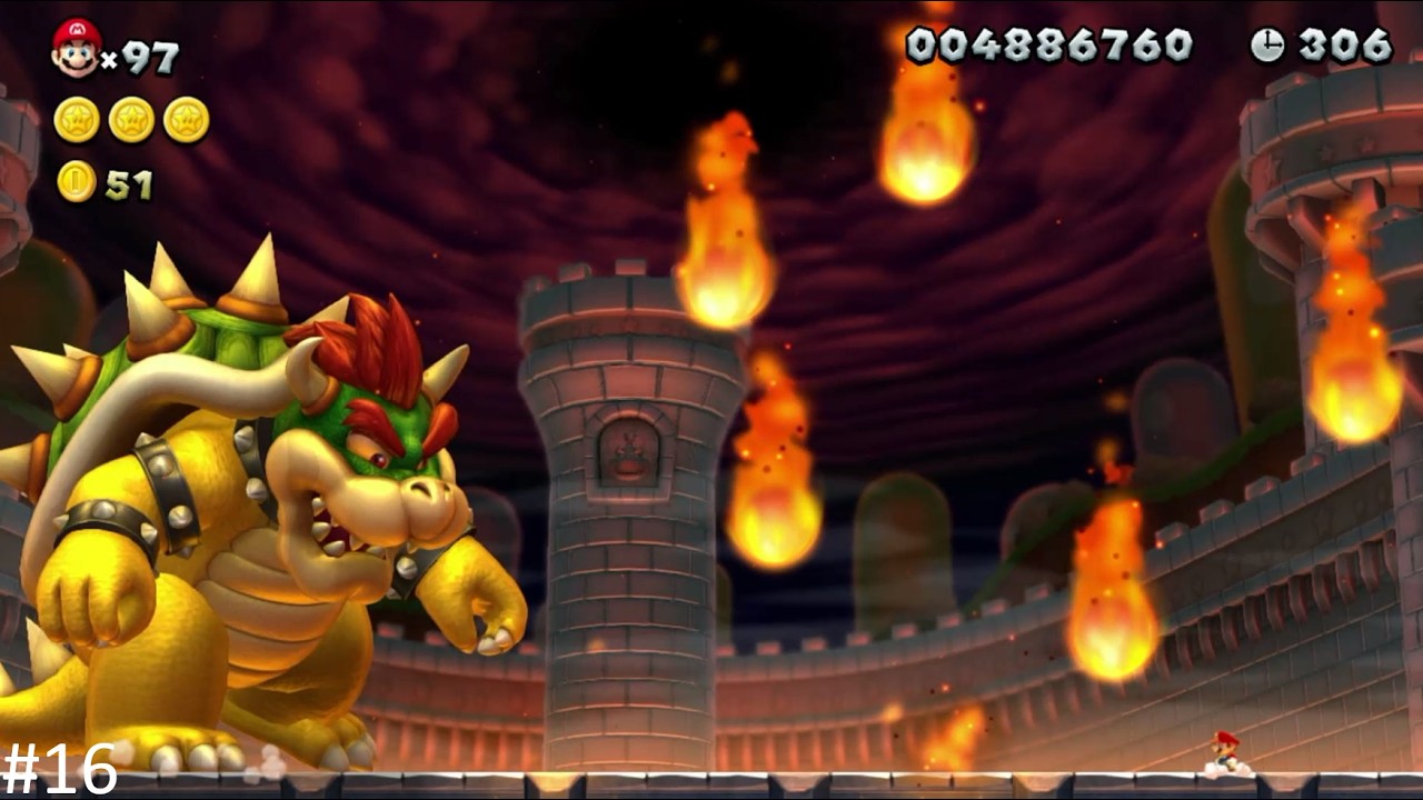 New Super Mario Bros. U Part 16: Der Finale Bosskampf gegen Bowser & die Geheime Insel