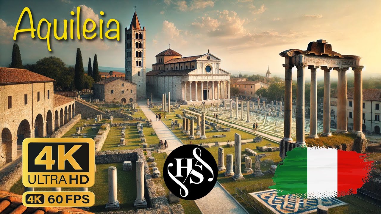 🏛️ Aquileia, Italy Walking Tour | Ancient Roman Ruins & Basilica ⛪🇮🇹