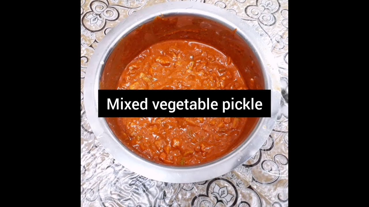 Mixed vegetable pickle