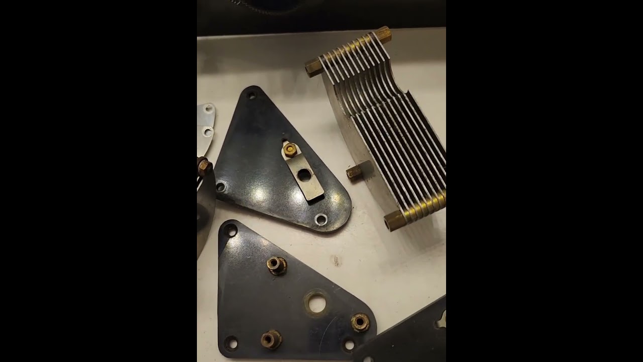 How to restore antique radio tuning capacitors 