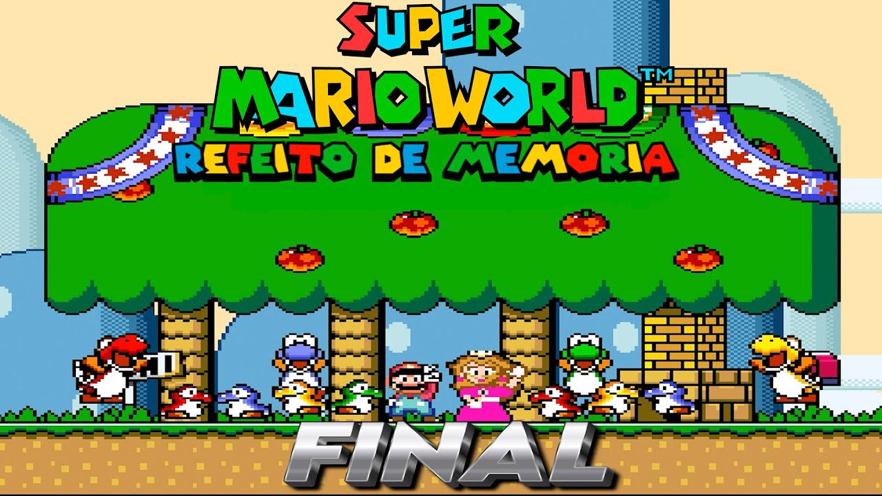 O FINAL MAIS LINDO - Super Mario World Refeito da Memória