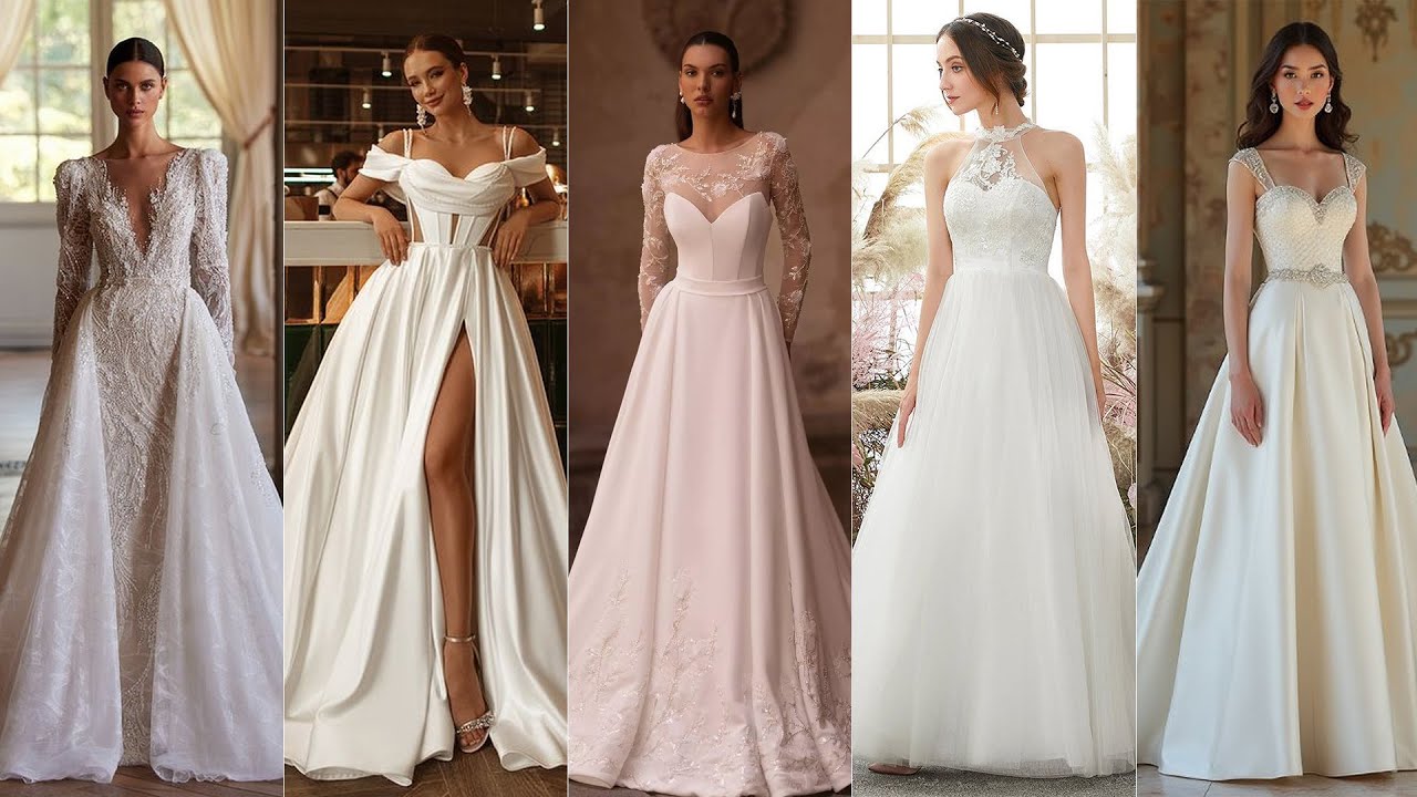 The World's Most Beautiful Wedding Dresses 2026 Embroidered Wedding Guest Dress 