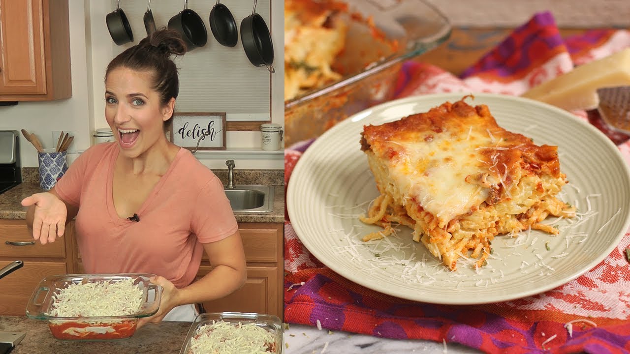 Creamy Baked Spaghetti Casserole
