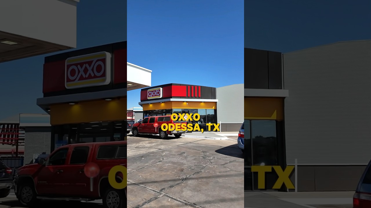 THERE&rsquo;S AN OXXO IN USA!? #oxxo #westtexas #texas #gasstation