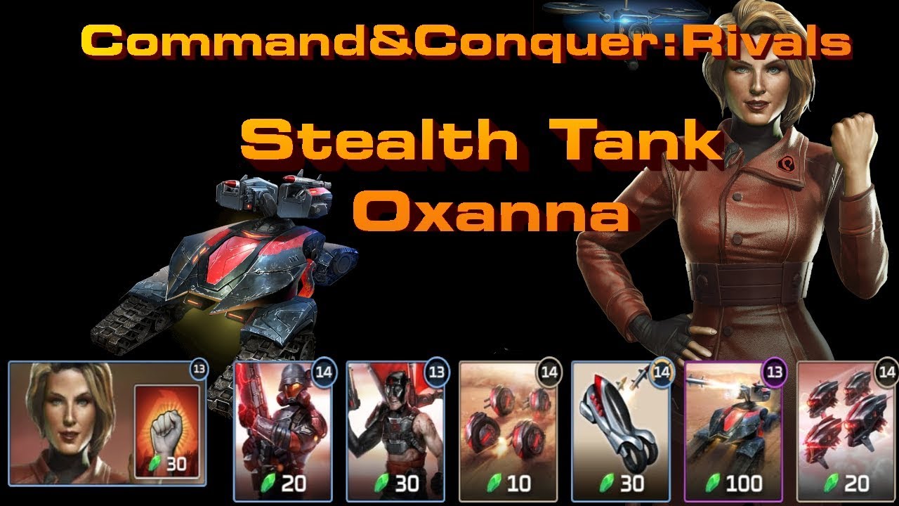 C&C Rivals Oxanna Fanatical Stealth Tank