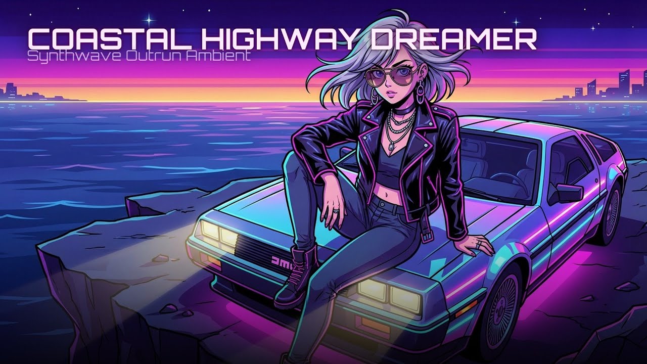 Coastal Highway Dreamer | Synthwave, Retrowave, Outrun - 2 hour music mix