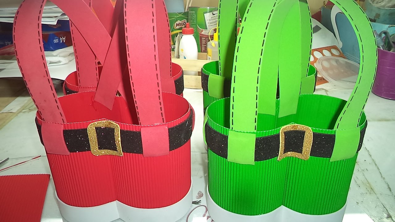 DULCERO NAVIDEÑO SORPRESA PANTALON SANTA CLAUS - DIY