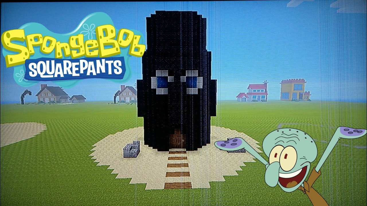 Minecraft how to: how to build Squidwards house ( SpongeBob SquarePants )